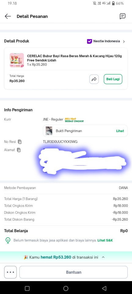 Beli bubur fortif gratis