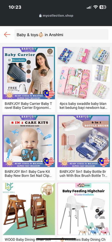Shopee Collection: barang mommies berpantang / baby / toys