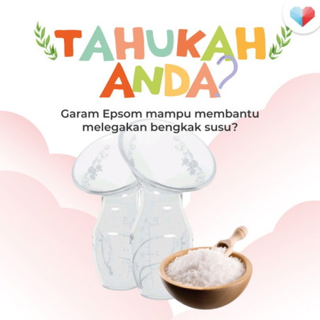 Garam Epsom & Bengkak Susu