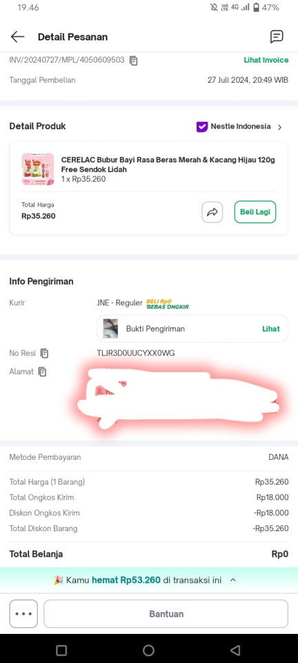 Alhamdulillah rezeki dd