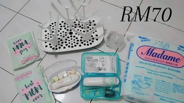 Salam, saya nak let go barang yang saya tak pakai sebab beli extra. Refer harga dan barang dalam pic
