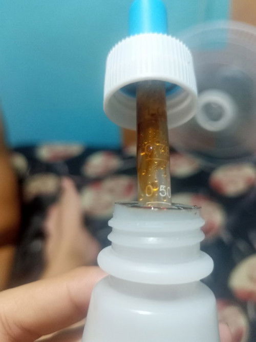 Bakit kaya nagka ganto ang Paracetamol Tempra ni baby nagka color black