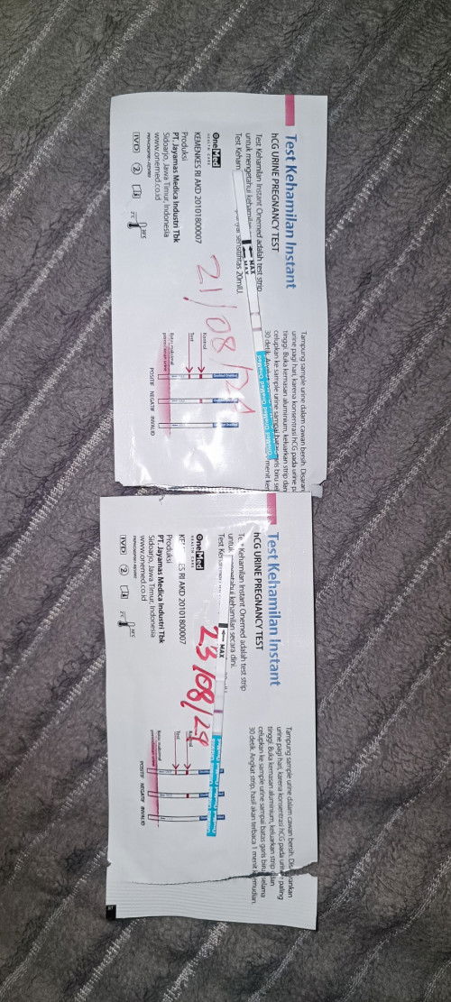 Garis positif testpack jd samar