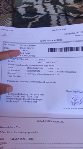 Bun mau tanya surat rujukan itu bisa di pakai berapa kali??