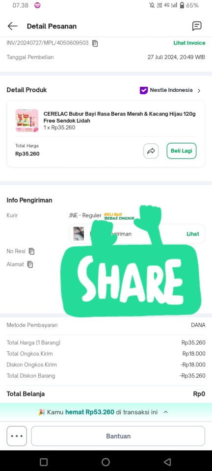Alhamdulillah selalu dapat diskon