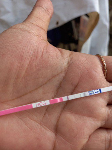 Telat 6 hari coba test hadilnya gini, ini samar bukan ya?
