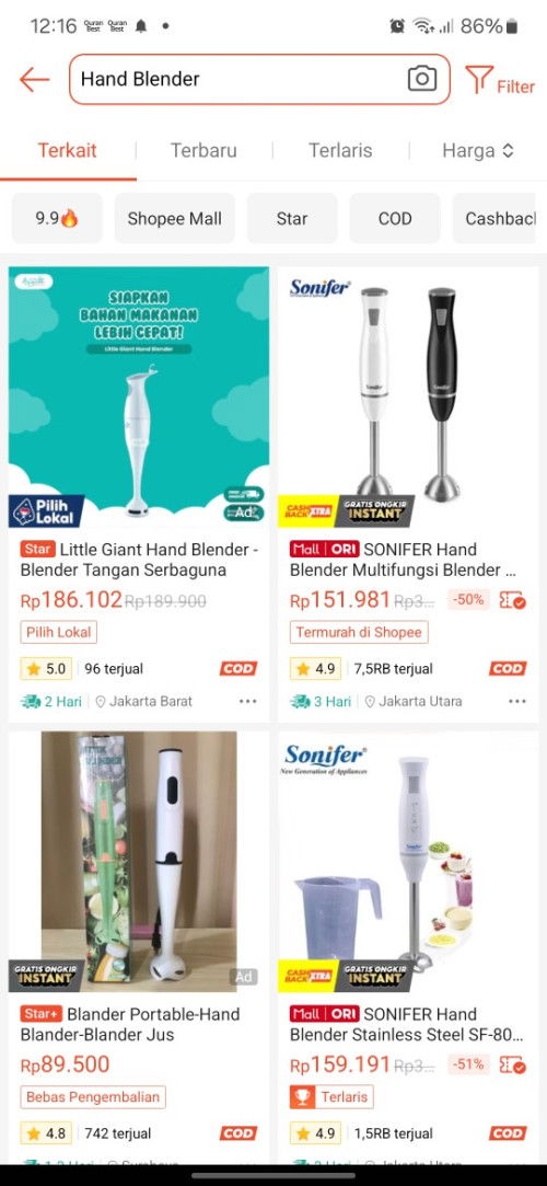 Hand Blender atau Blender Mini?