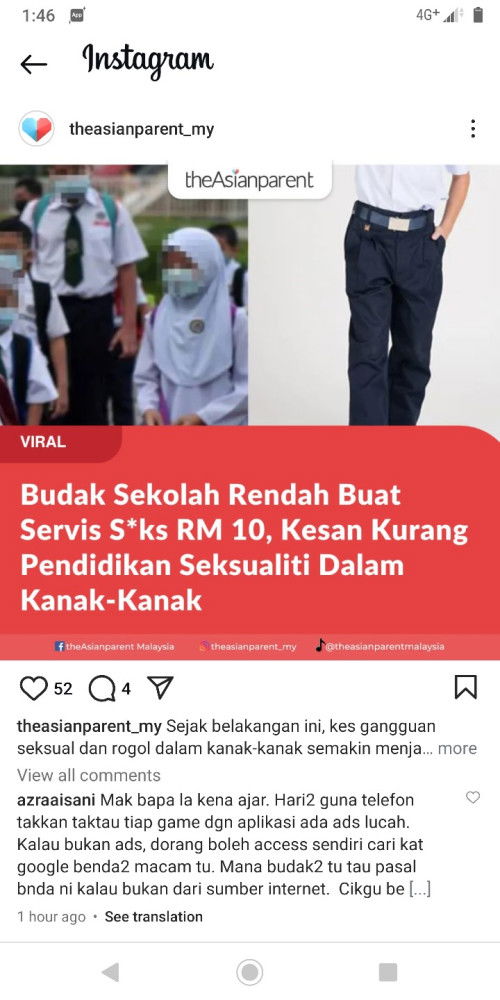 Awareness for parents!