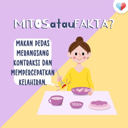 Mitos Atau Fakta: Makanan Pedas Penggalak Kontraksi?