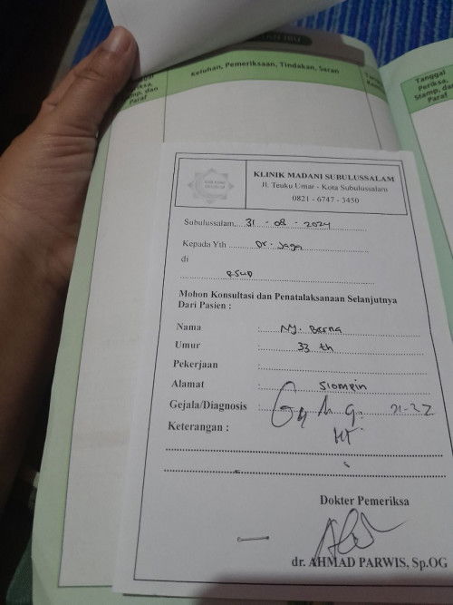 Info ini diagnosa sakit apa ya bun?