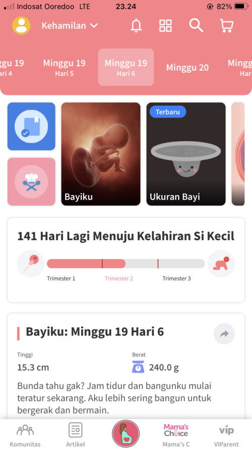 Kedutan di perut w19 6d