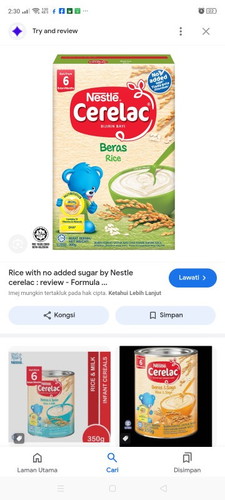 Umur bayi 3 bulan boleh makan sudahkah ni nestum by