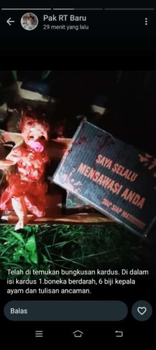 Ntah kelakuan orang iseng , ntah orang jahat