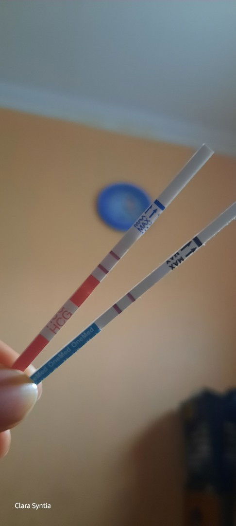 Keluar darah segar setelah tp garis 2