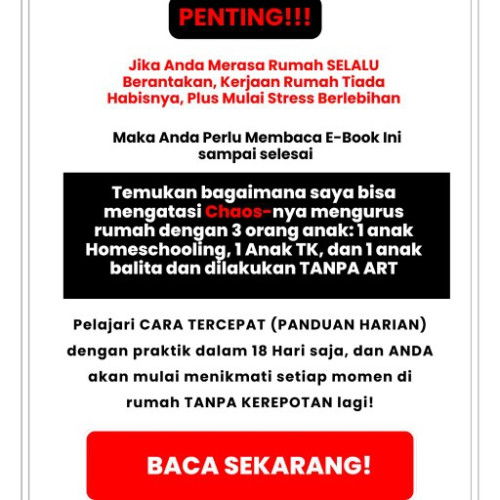 Hecticnya jadi ibu ibu