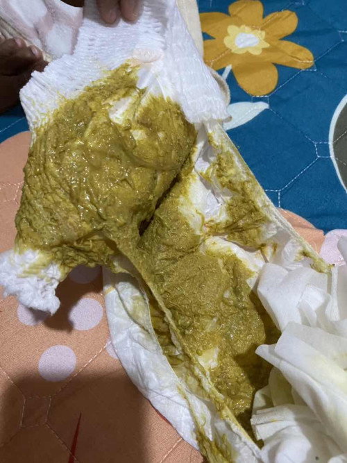 Pup warna hijau