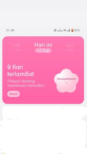 Udah telat tapi takut testpack..