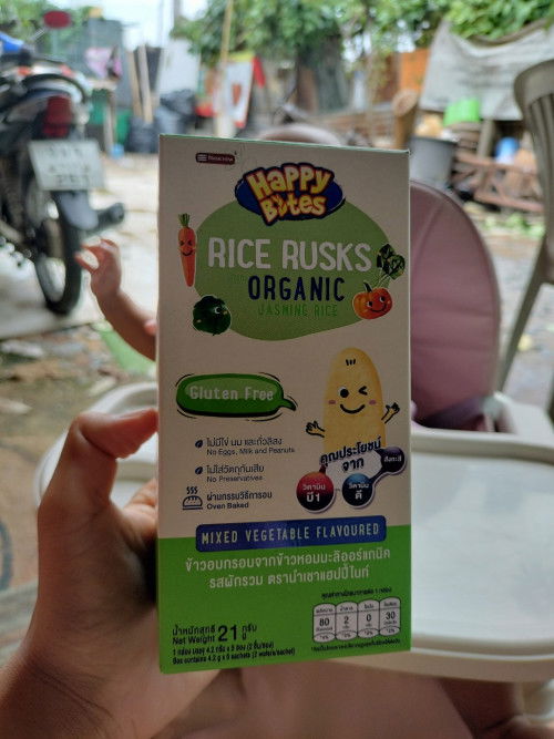 ขนมเด็ก6 เดือนทานได้ค่ะ