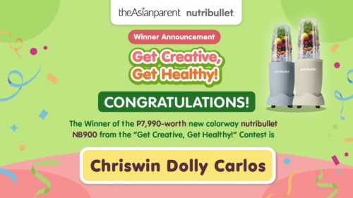 Sa winner ng P7,990-worth new colorway nutribullet NB900, congratulations!!!