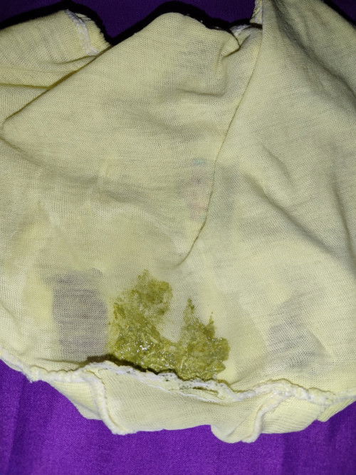 pup bayi warna hijau