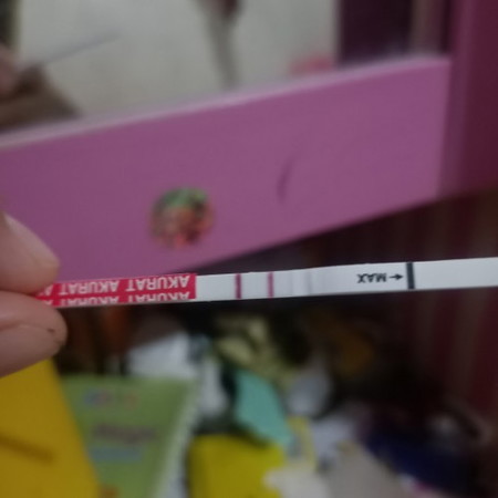 Hpht 19 Agustus bunda Alhamdulillah tes malam hari garisnya langsung terang🤲🤲🤲