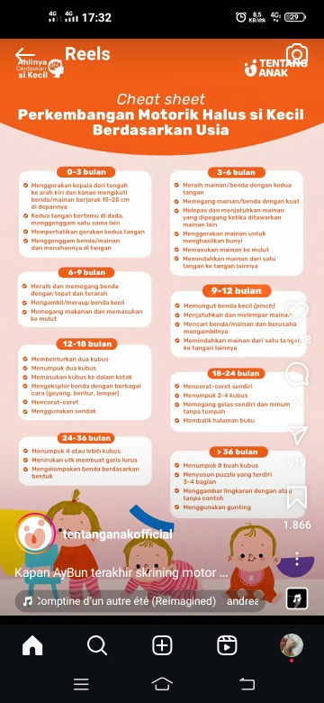 Perkembangan motorik halus