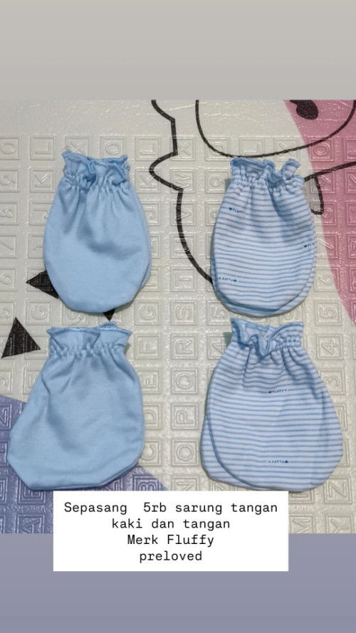Jual Sarung tangan kaki preloved like new!