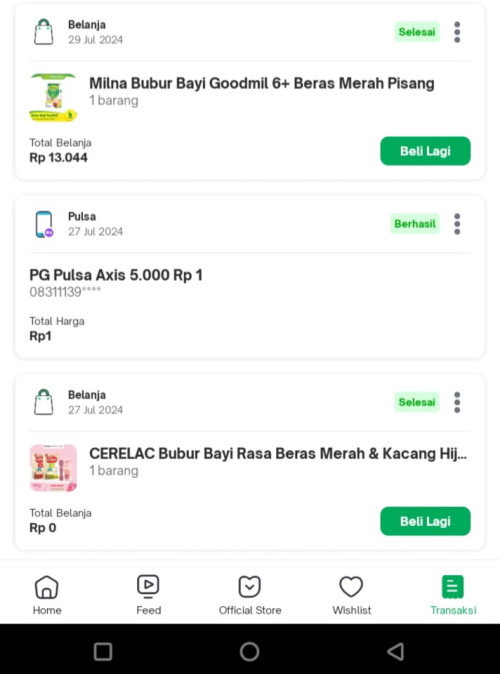Alhamdulillah pertama kali belanja dapat diskon