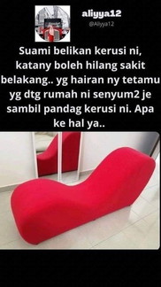 Kerusi apa ini?