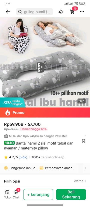Bantal penyangga perut