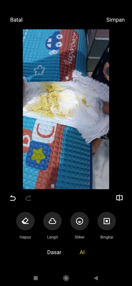 Pup bayi 2 bulan asi mix sufor