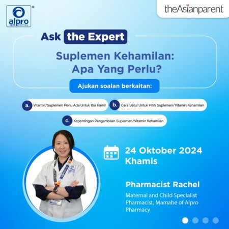 Topik ATE Minggu Ini: Suplemen Kehamilan: Apa Yang Perlu?