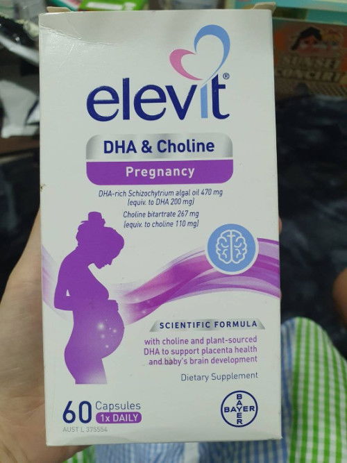 ท้อง25สัปดาห์ ทาน DHA &Choline ตัวนี้ ของ elevit ได้ไหมคะ