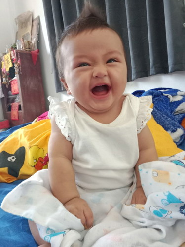 น้องได้4เดือนกว่านั่งได้แล้วค่ะ