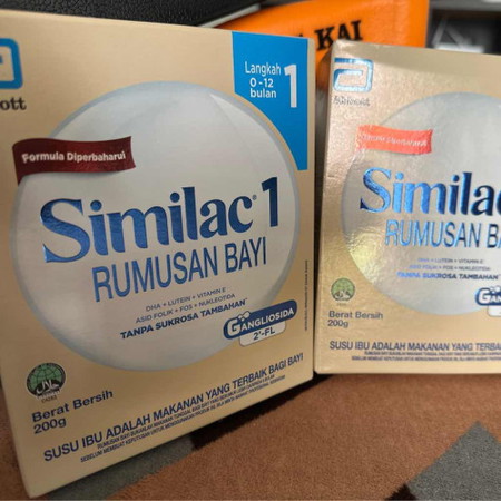 SIMILAC 1 untuk di jual. 200g - 2 Box