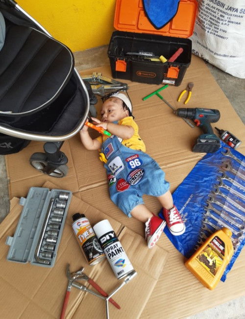 Minta jasa baik tekan like anak masuk contest Photoshoot