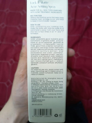 Sea makeup setting spray sesuai ke untuk ibu mengandung?