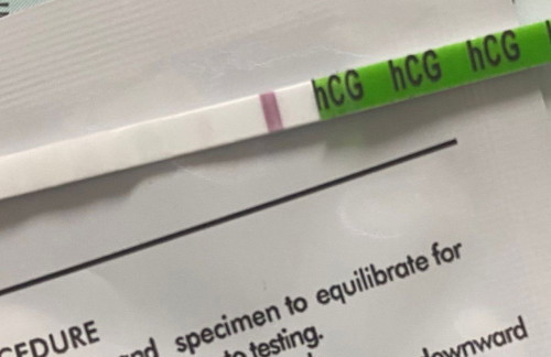 Period delay dh 5hari, kmrin test negatif. Trgerak hati nk test lg pg ni naik mcm ni. positif ke ?