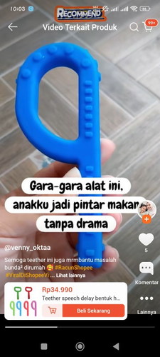 Bin ada yg pernah pakai ini anaknya untuk oromotor
