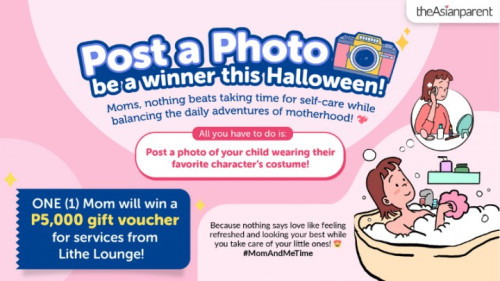 Win a P5,000 voucher from Lithe Lounge when you upload your kid's Halloween costume!