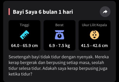 Bayi kerap berpusing masa tidur