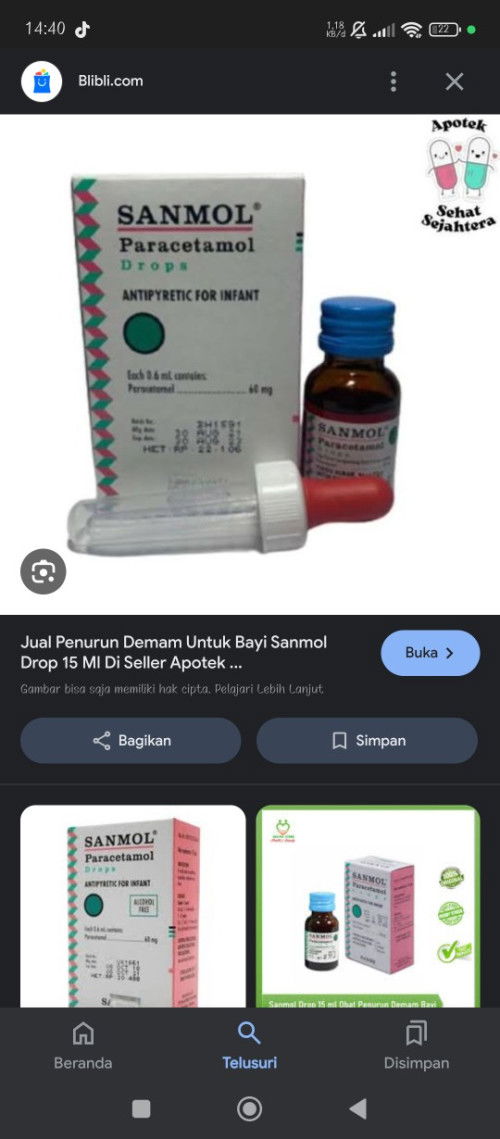 obat panas bayi 14 bulan