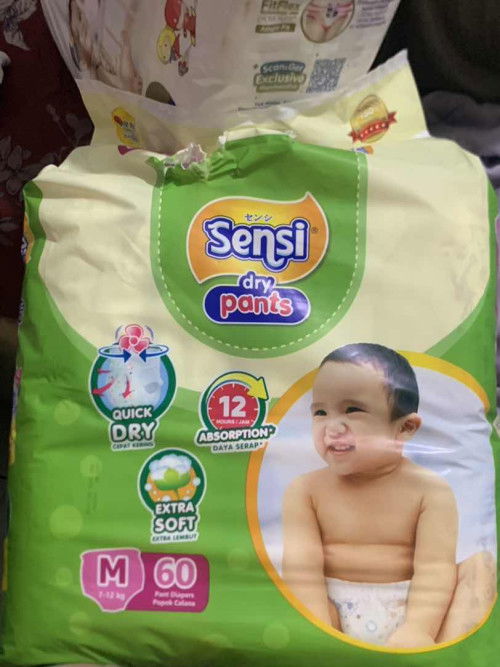wts diapers merek sensi ukuran M