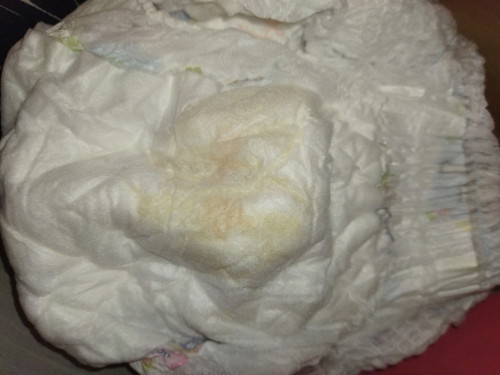 Bekas popok bayi perempuan