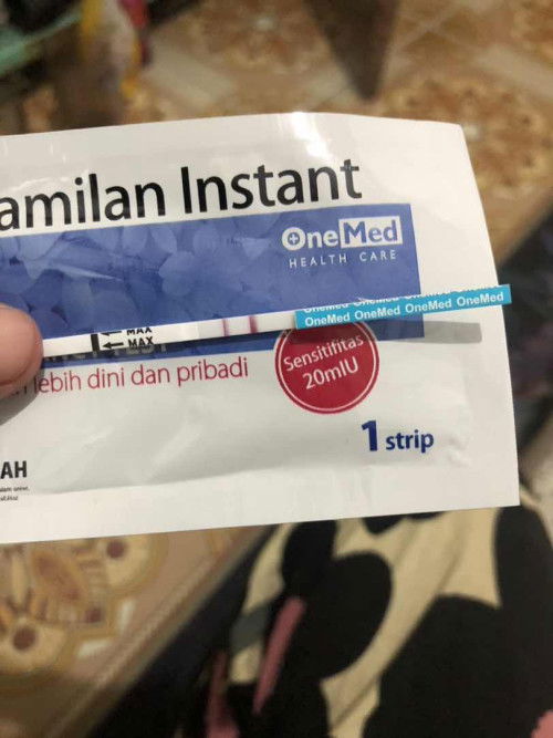 apakah tespek garis 2 menandakan hamil walaupun belom datang bulan lgi