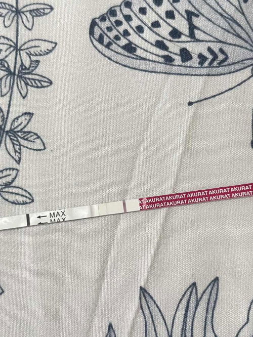 Testpack garis 2 samar