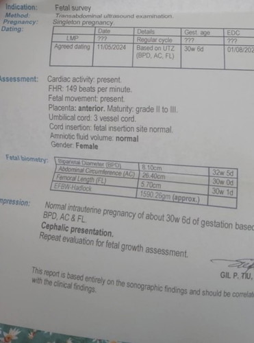 Hello Po mga ka mamii..sino poba Dito marunong bumasa ng result ng aking ultrasound?.normal poba ?