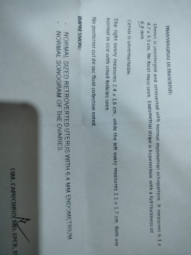 Can someone with same case with me here. I got 4 positive pt's but the transvaginal ultrasound say's