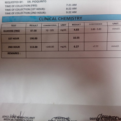 ask ko lang po ok lang po ba result ng OgTt ko??