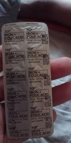 Ferrous+folic acid ..same ba ng iron+folic acid